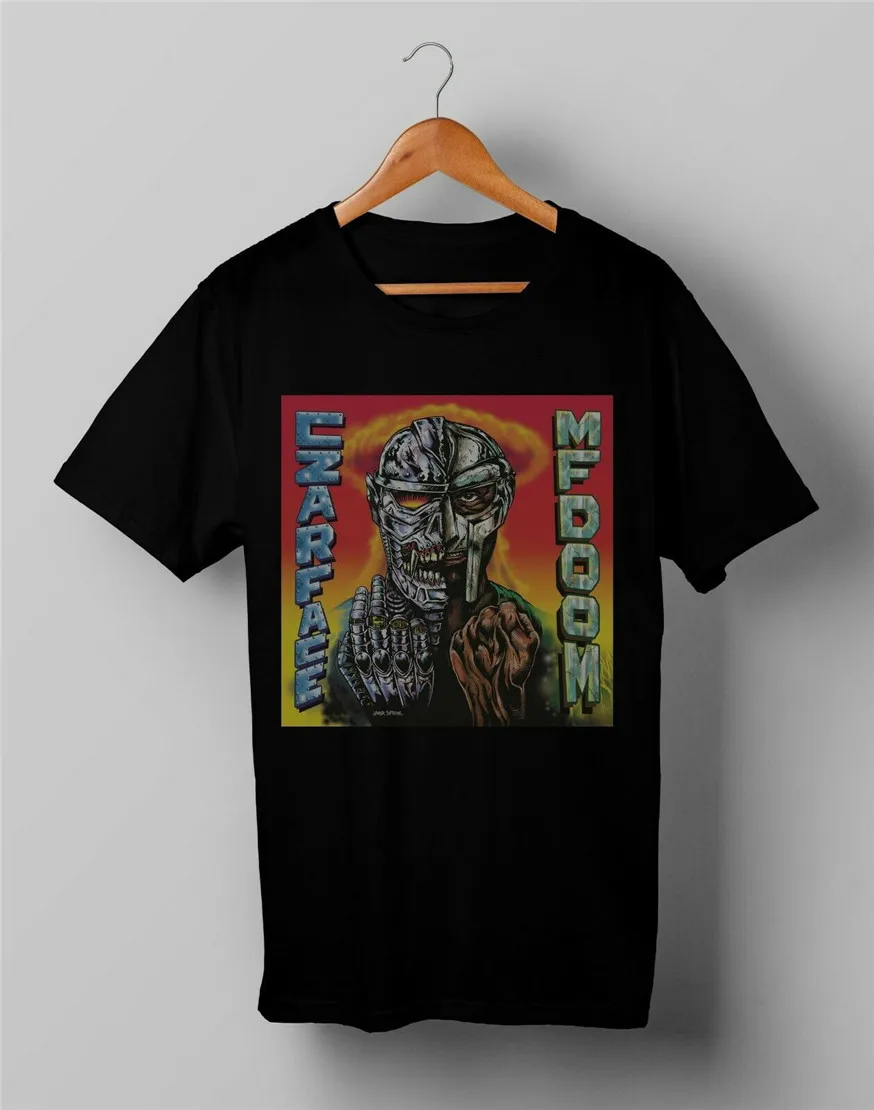 Винтажные Mf Doom &amp Czarface Rap хип-хоп футболки Размер S M L Xl 2Xl крутые топы |