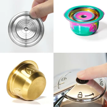 

Stainless Reusable Coffee Capsule 230ml Replacement Shell Filter Large Cup Volum Simple Operation Coffee Tools