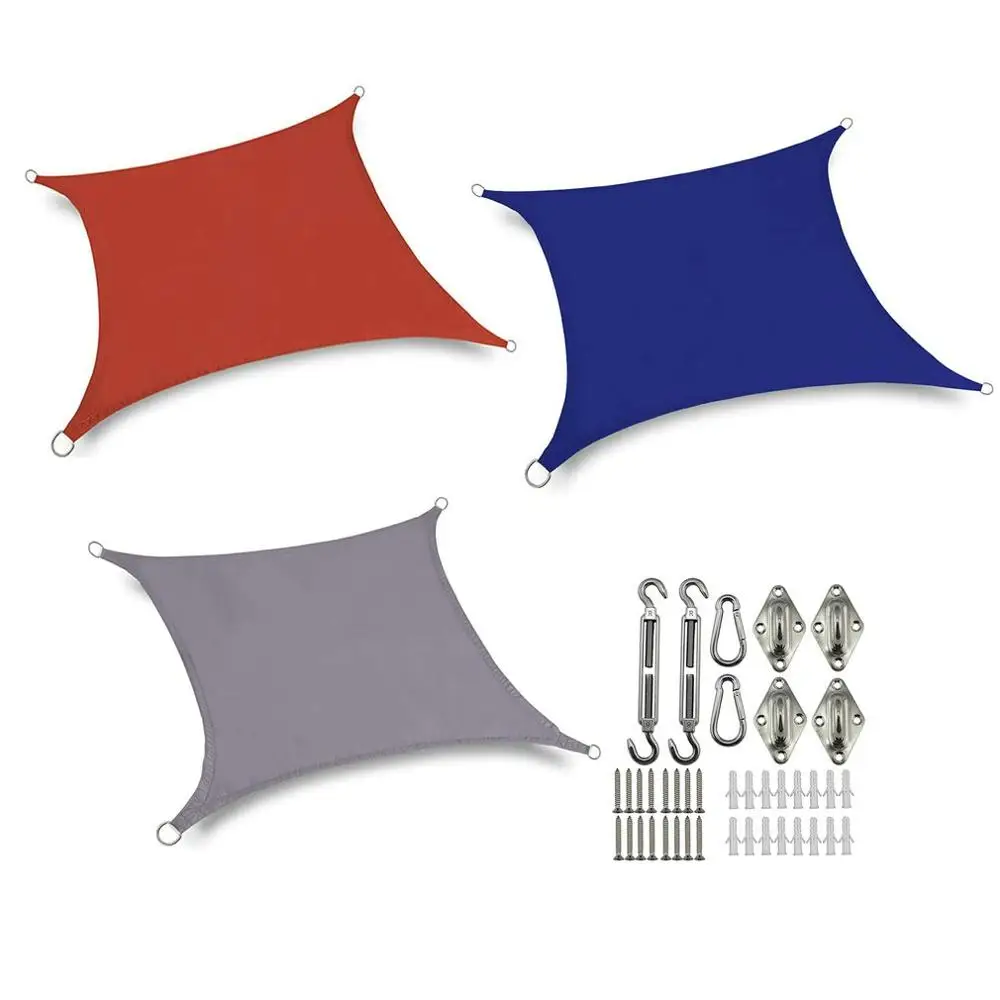 Waterproof Sun Shelter Sunshade Protection Shade Sail Awning Camping Cloth Large For Outdoor Canopy Garden Patio large | Дом и сад