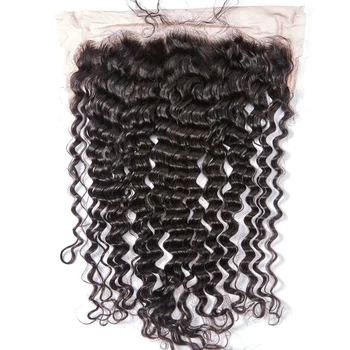 

[MissAnna] OneCut Brazilian Hair Deep Weave 13*4 Lace Frontal Remy Human Hair Pre Plucked Hairline With Baby Hair