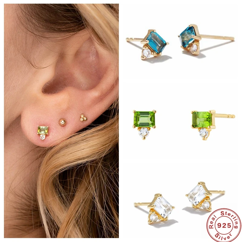 100% реальные 925 стерлингового серебра покрытием золотого цвета паве с украшением