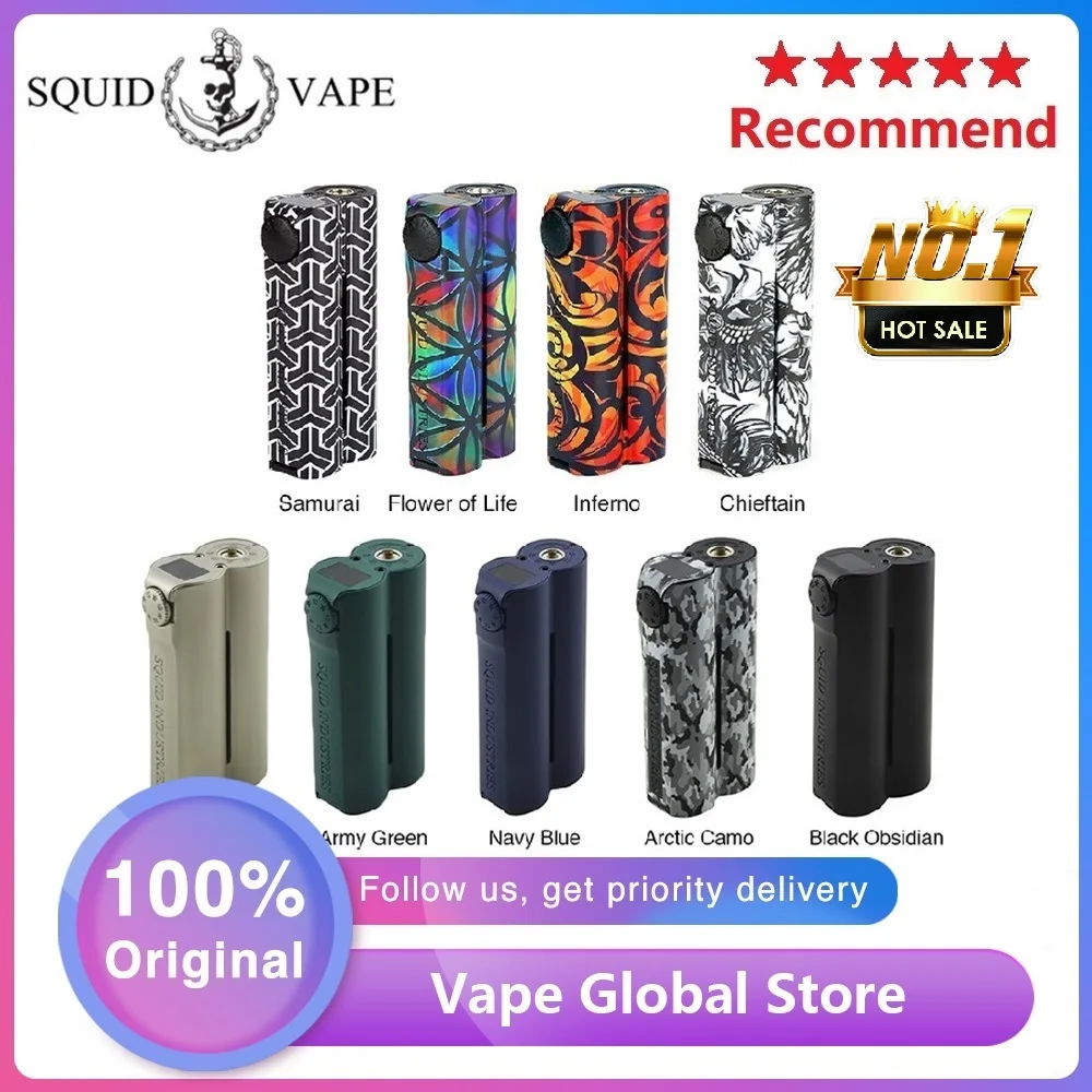 Новый оригинальный кальмар Industries с двойным корпусом V3 150 Вт VW мод Fat Top Design
