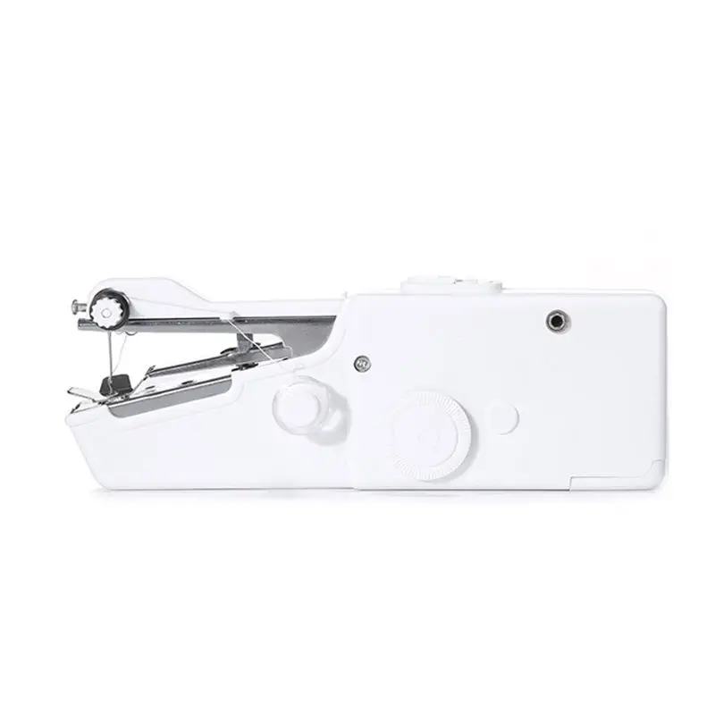 Home Travel Mini Portable Hand Held Single Stitch Fabric Sewing Machine Cordless Hand Held Sewing Machine