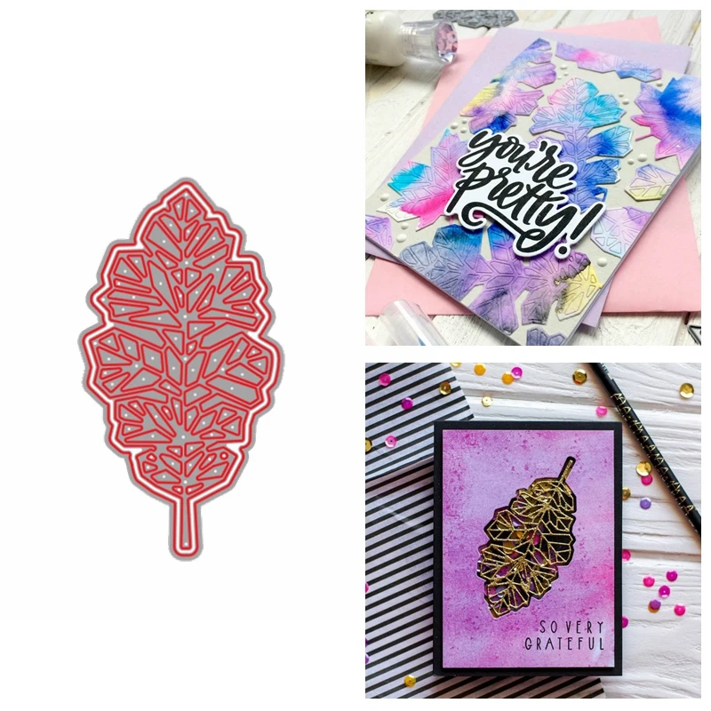 

Leaf Border Shape Metal Cutting Dies Stencil For DIY Scrapbooking Crafts Paper Cards Making Handicraft Template 2019 New