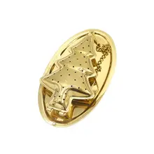 Рождественская елка форма инфузионное чайное ситечко вкладыш Блокировка специй фильтр гаджет E65B