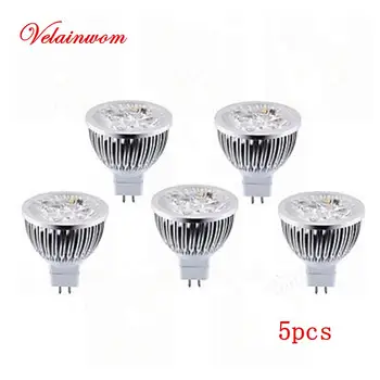 激安 5 ピース/ロット Mr16 スポットライト電球 12 12v ウォーム/クールホワイト 9/12/15 ワット Led ダウンライトランプ