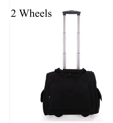 2 wheels Женский чемодан, чемодан на колесиках, дорожная сумка на колесиках 20 дюймов, сумки на колесиках для ноутбука, бизнес чемодан на колесиках для путешествий - Цвет: 2 wheels