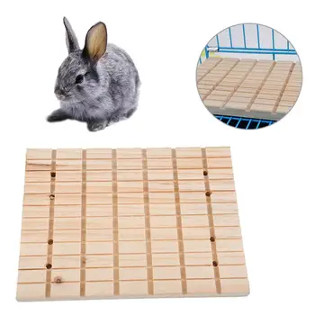 

Pet Hamster Rabbit Wooden Claws Scratching Board Squirrel Play Toy Cage Ornament Easy To Install