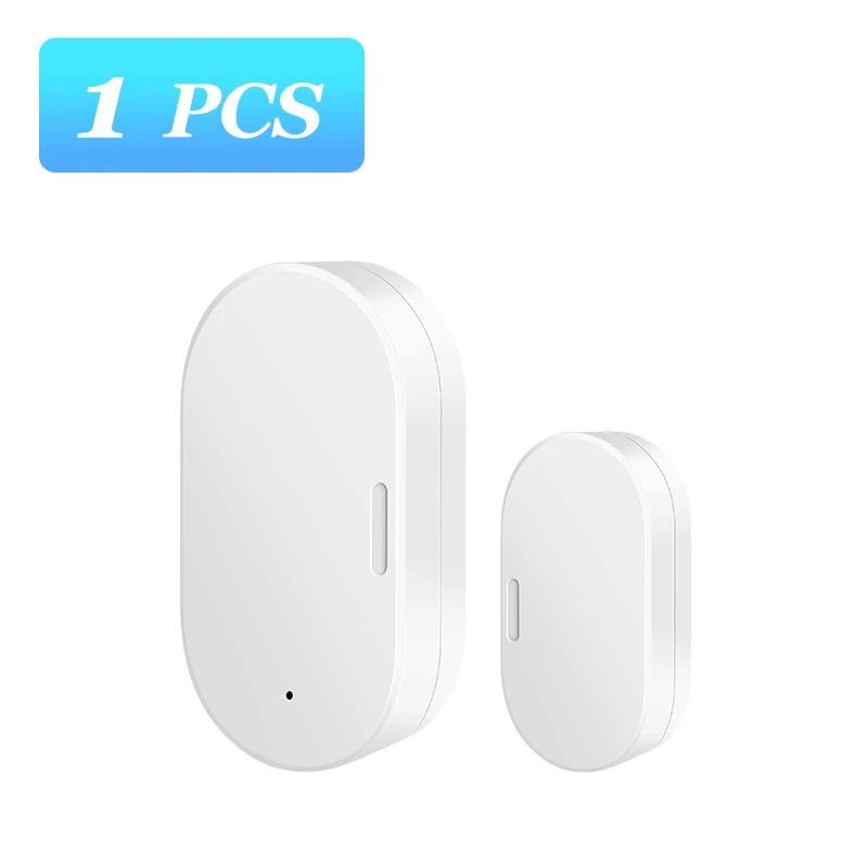 1/5/8pcs Tuya Zigbee Smart Door Window Sensor APP Remote Real-time Monitor Home Automation for Alexa Google Home,Anti-theft 