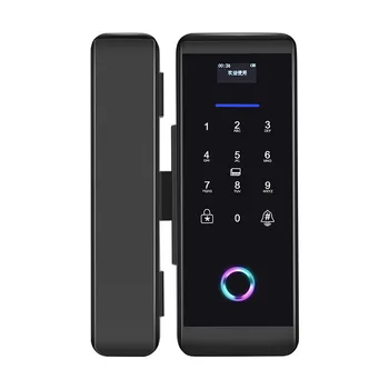 

Smart Fingerprint lock for home office frame or frameless glass wooden sliding door