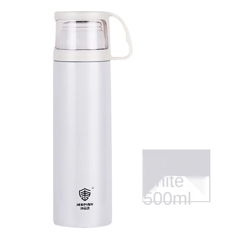 Bouteille d'eau vierge à double paroi en acier inoxydable, d'extraction thermos isolé sous vide, gobelet, tasse à café, sublimation, 17oz  15
