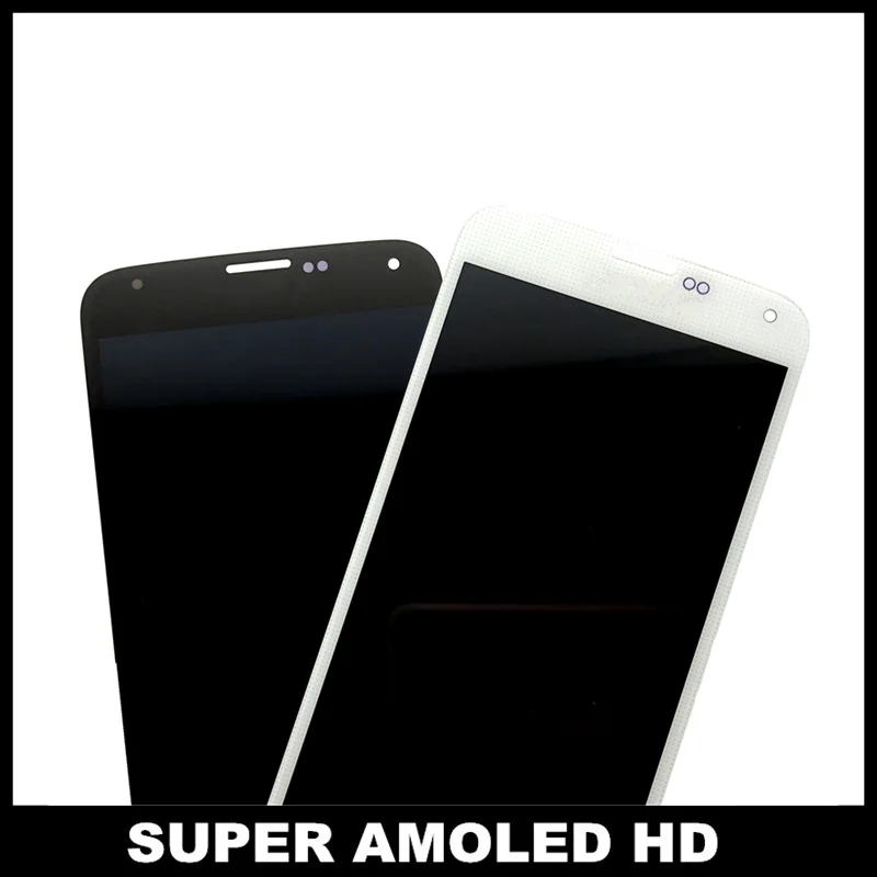 Для телефона samsung Galaxy S5 i9600 G900 G900F lcd s AMOLED lcd дисплей кодирующий преобразователь сенсорного экрана в сборе Замена с наклейкой