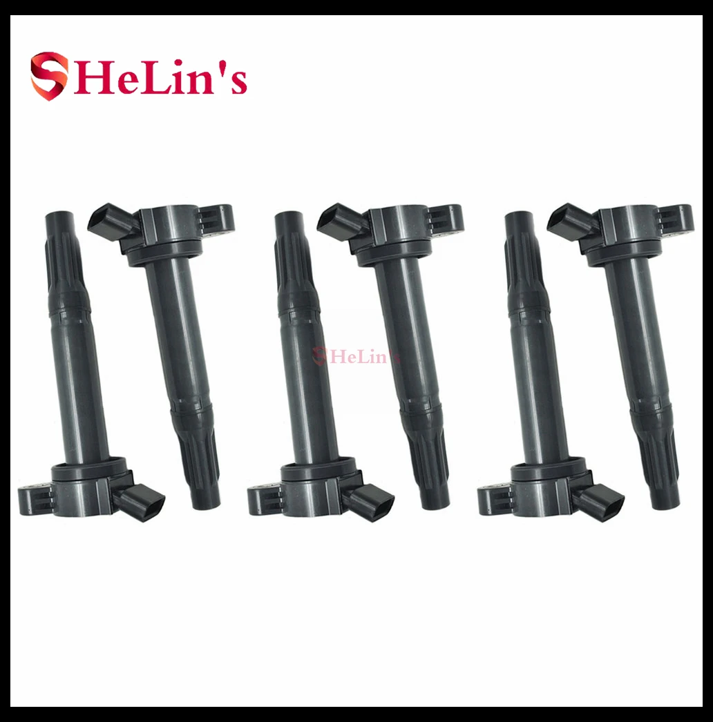 6 шт. катушки зажигания для LEXUS TOYOTA PREVIA RAV4 CAMRY HARRIER KLUGER AURION AVALON VELLFIRE ALPHARD VENZA MARK X 3,5 4WD 3.5L