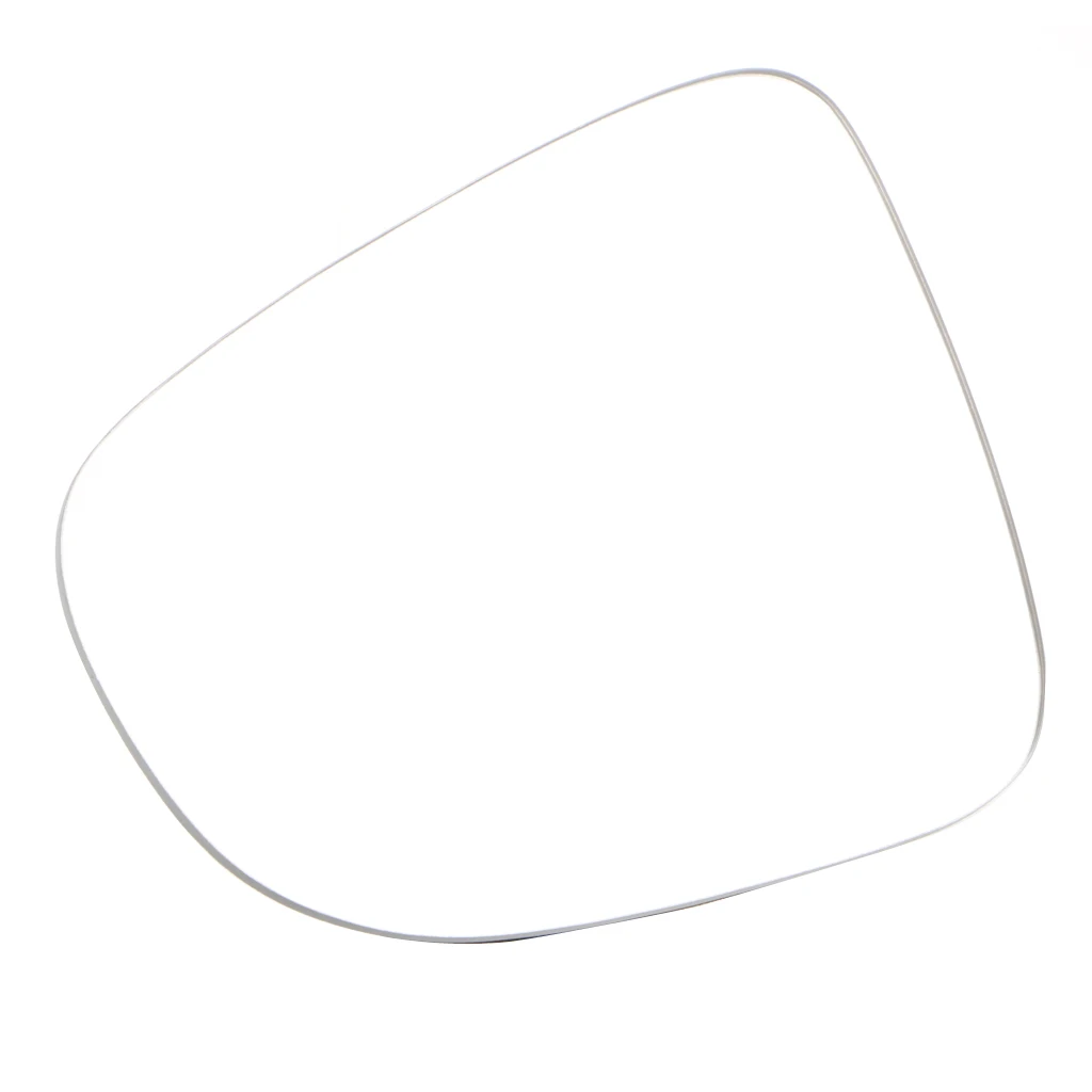 Replacement Side Mirror Glass Lens fits Passenger Left Hand LH for Volkswagen Jetta MK6  2009-2012, Silver