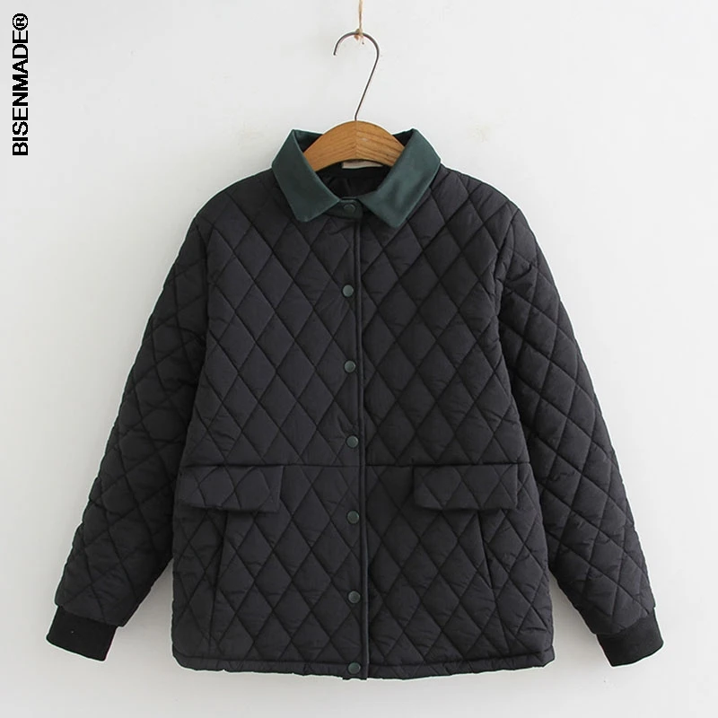 Women's Clothing Quilted Coats Plus Size Autumn/Winter Long Sleeve Filling Sustans Casual Short Parka Female Warm Jackets