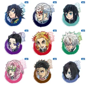 

Anime Demon Slayer: Kimetsu no Yaiba Kamado Tanjirou Cosplay Bedge Cartoon Collect Backpacks Bags Badges Button Brooch Pins Gift
