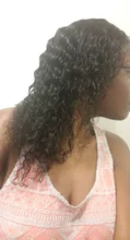 Pelucas de cabello humano peruano para mujeres negras, postizo de ondas profundas con cierre de encaje, 4x4