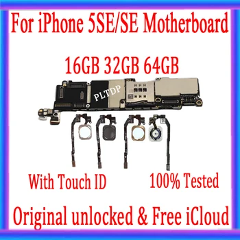 

With/Without Touch ID for iPhone 5SE SE Motherboard,Original unlocked for iphone SE Logic board 16gb / 32gb/ 64gb