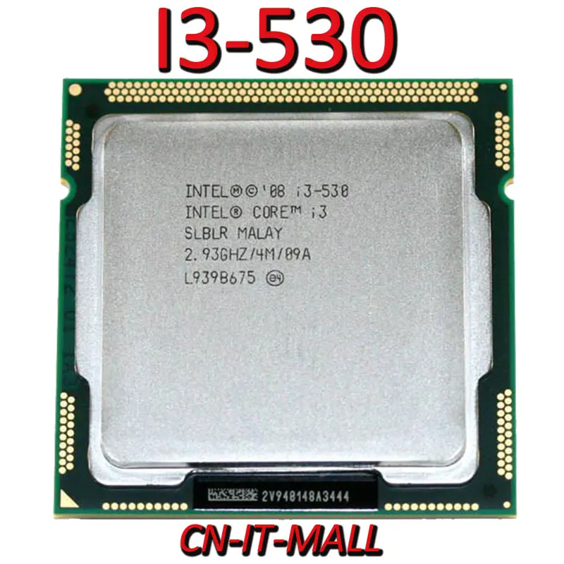Процессор Intel Core I3 530 cpu 2 93G 4M 4 Thread LGA1156|Компьютерные кабели и разъемы| |