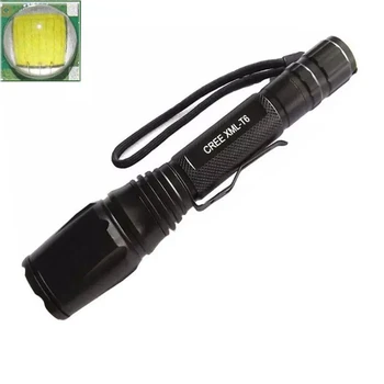 

18650 battery 1200lumens 5 switch mode zoomable T6 powerful flashlight outdoor rescuing climbing torch flash light E3