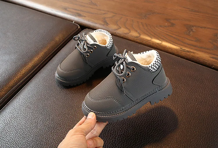Boys Boots Winter Kids Snow Boots Sport Children Shoes For Boys Sneakers Fashion New Leather Child Shoes