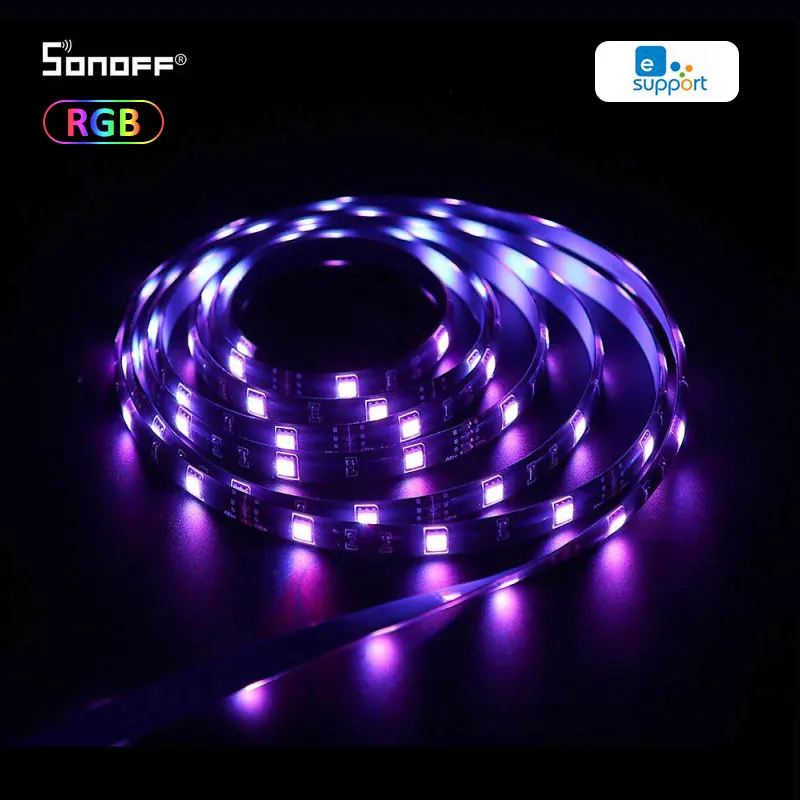 SONOFF Smart LED Light Strip Dimmable Waterproof RGB Strip Lights Voice Con J9S3 