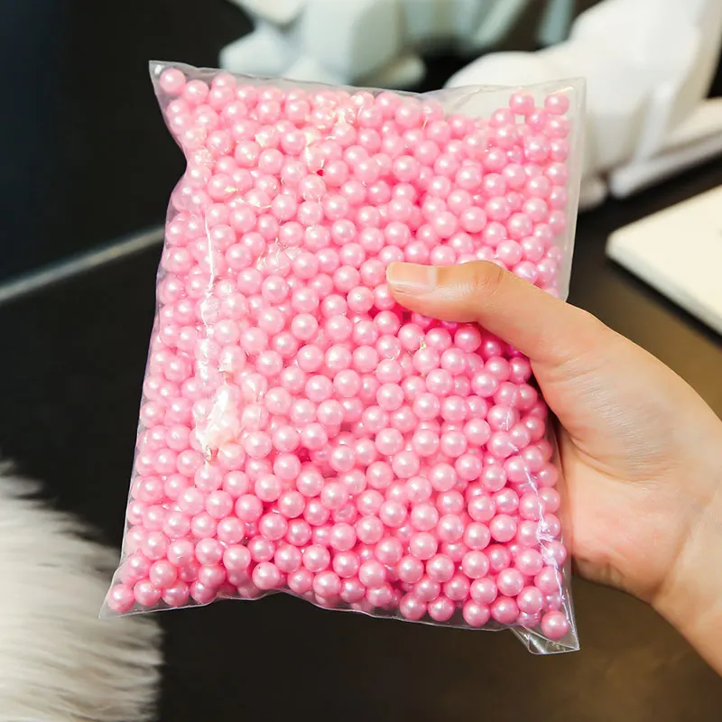 Держатель кисти для макияжа, прозрачный акриловый Органайзер с пылезащитной крышкой, косметические кисти коробка для хранения C5051 - Цвет: pink pearls 1300pcs