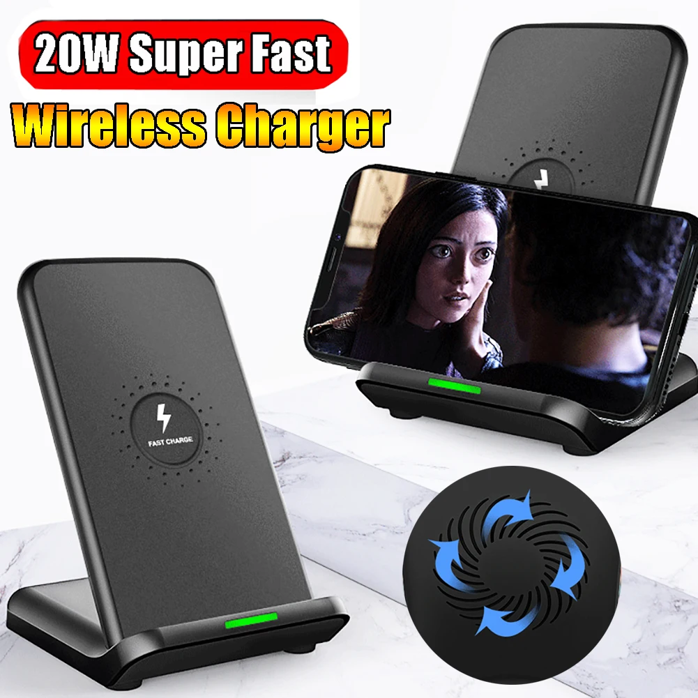 

20W Wireless Charger For iPhone11 Pro Max X/XS Max XR Samsung S9 Note 9 10 Xiaomi Multifunction Qi Wireless Charging pad