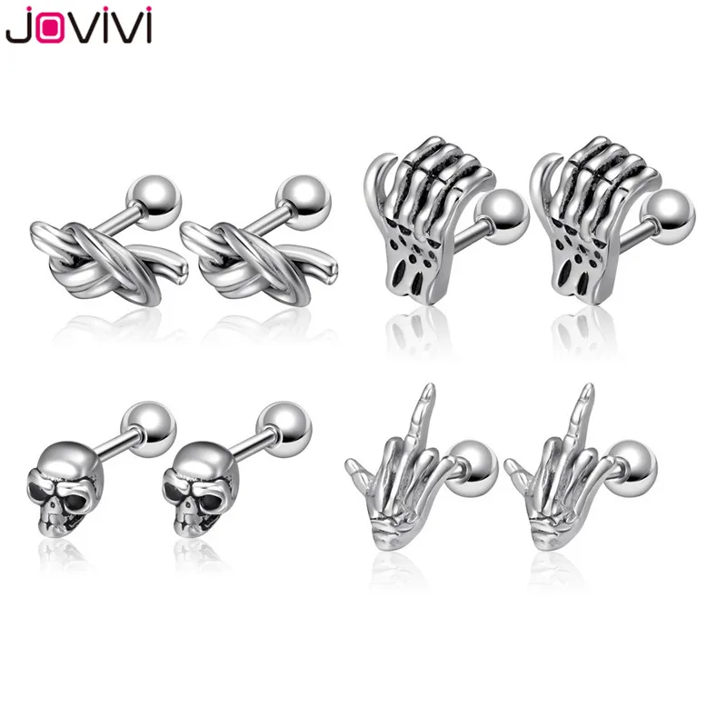 Jovivi 1,2 мм/16 г серьги-гвоздики из нержавеющей стали спиральный для хряща Бар пирсинг для пупка штанги Серьги для пирсинга