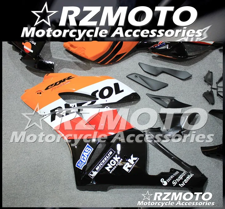 ABS мотоцикл обтекатель комплект для HONDA CBR1000RR 2004-2005 год кузов литья под давлением Магазин № 1350