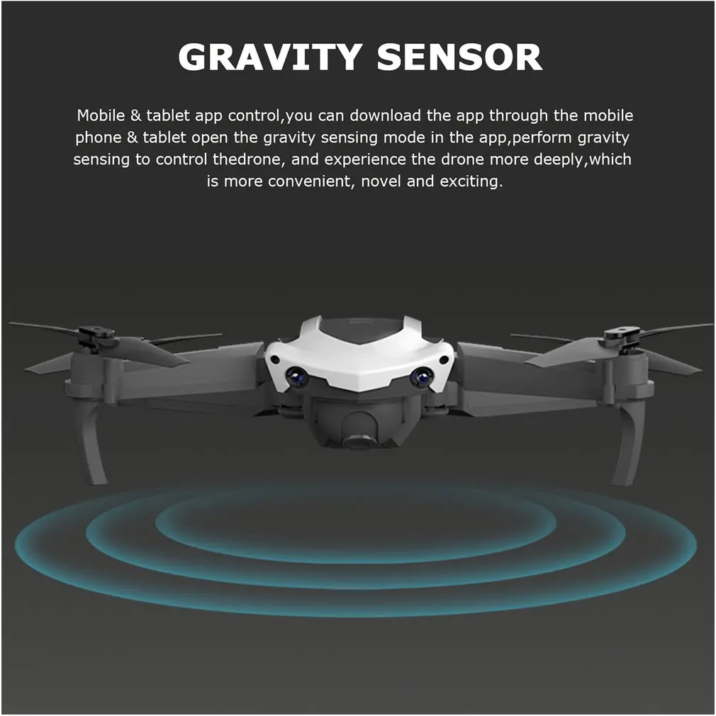 4D-8 wifi 5MP камера складной Радиоуправляемый Дрон оптический поток позиционирования дистанционного управления Вертолет самолет с светодиодный светильник