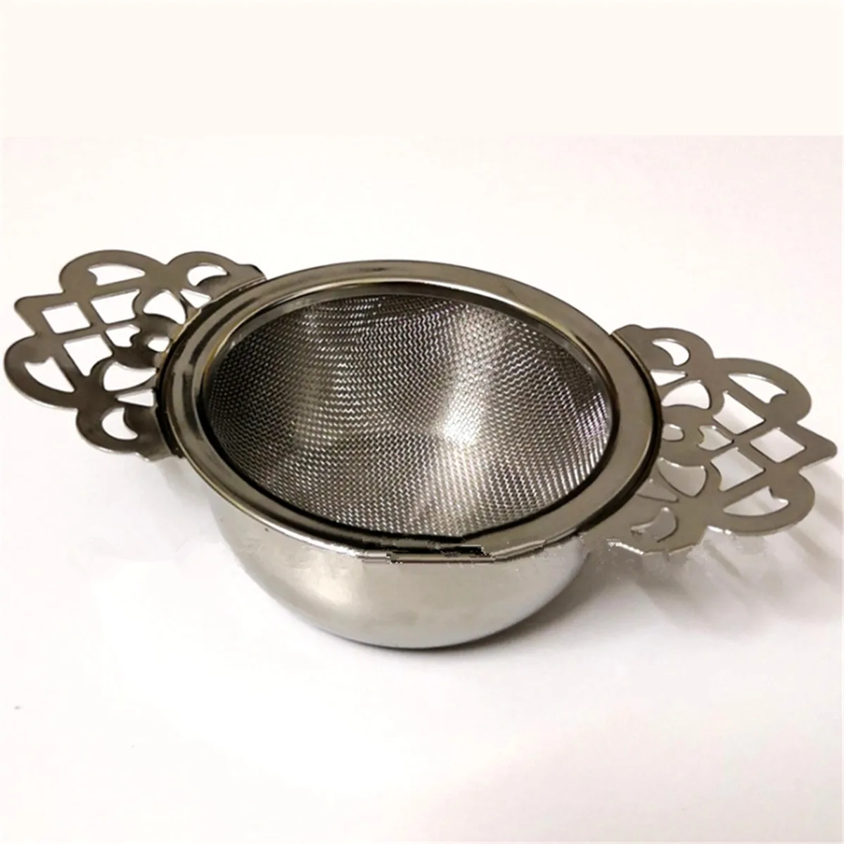 Stainless Steel Fine Mesh Tea Strainer Filter Infuser with Drip Tray