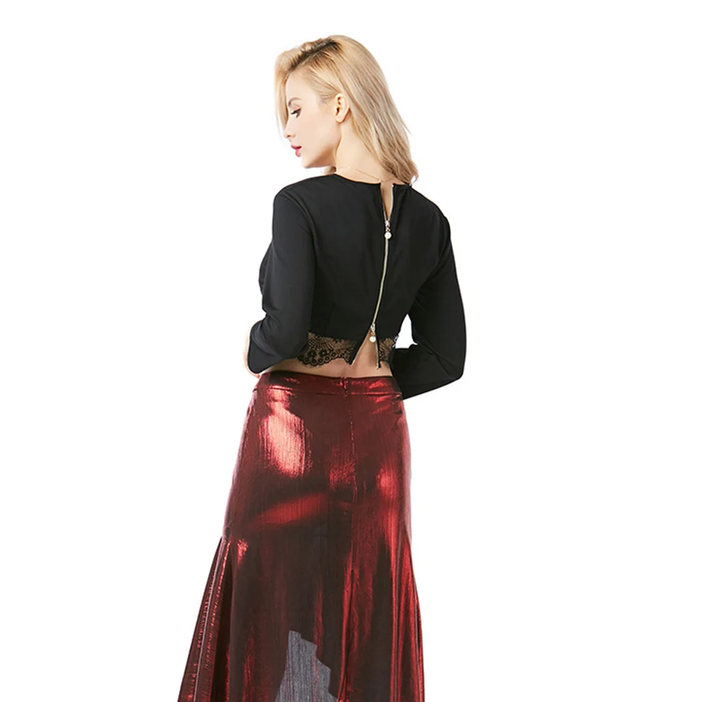 Instagram модная одежда кружевная Сексуальная футболка Эстетическая Девушка может