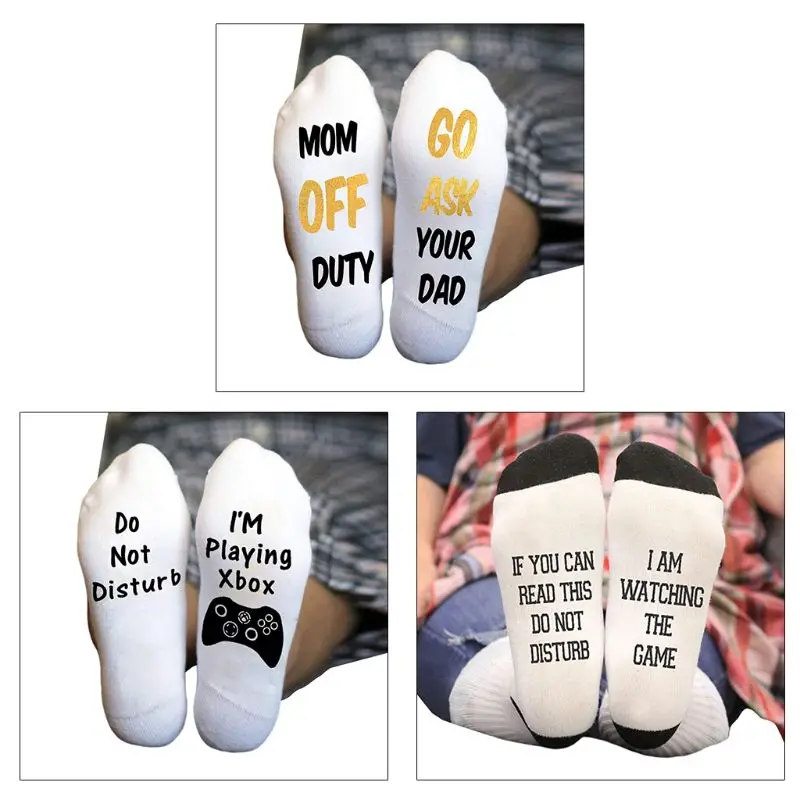 Креативные вязанные носки с буквенным принтом для взрослых модные высококачественные носки для Скейтборда для мужчин и женщин