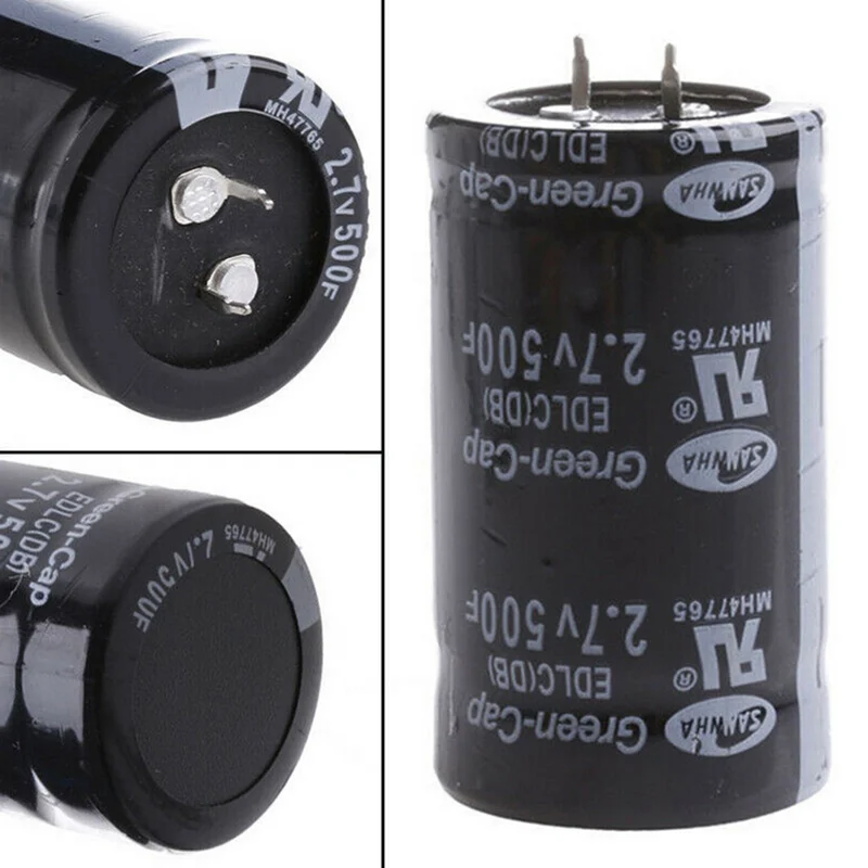 Фарадный конденсатор с алюминиевой крышкой 2 7 V 500F 35*60 мм суперконденсаторы со
