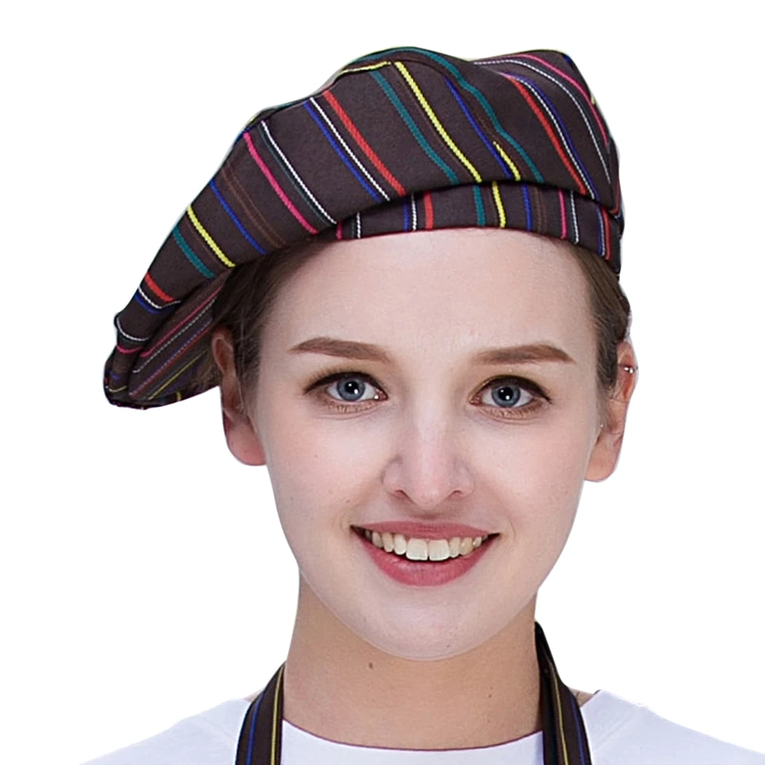 Новая шляпа шеф-повара Reataurant одежда для повара в отельной кухне колпачок шеф-повара униформа Рабочая одежда принты отель головные уборы официантов приготовление пищи шапочки барбекю шапочки шеф-повара - Цвет: 6
