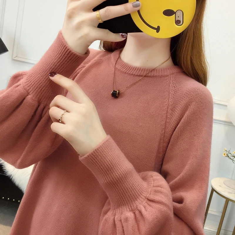 Winter Clothes Maternity Sweaters Ruffle Knitting Pregnant Sweater Pregnancy Relaxed rest Pregnant Sweater Pullover dress
