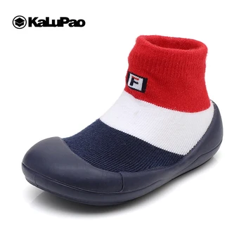 

Newborn Baby Boys Girls First Walkers Stripe Infant Toddler Soft Sole Anti-slip Crib Shoes Rubber Breathable Baby Toddler shoes