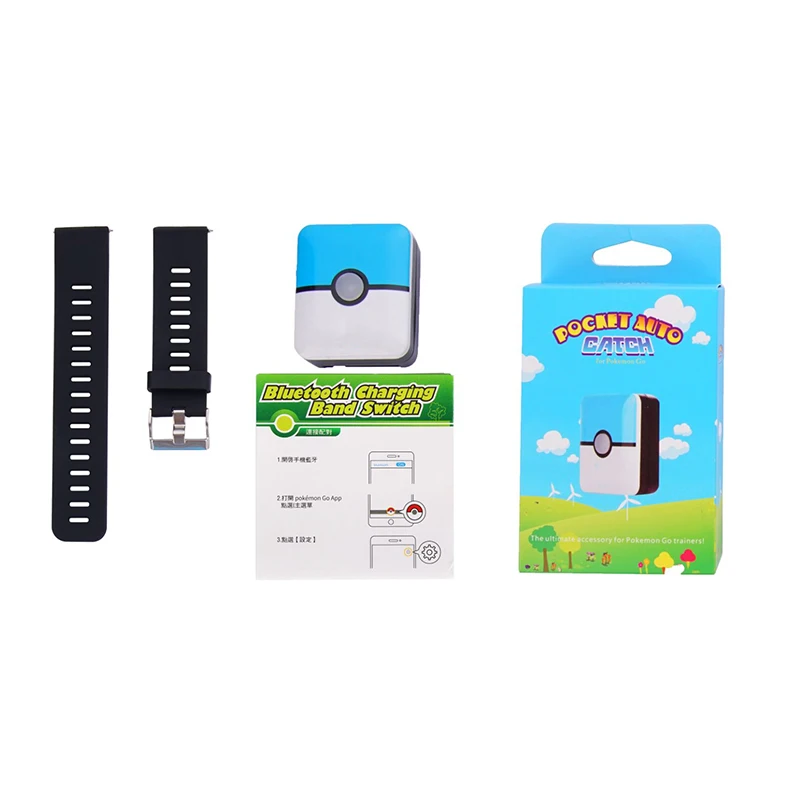  Rechargeable Wrist Band for Pokemon Go Plus Bracelet Auto Catch (1)