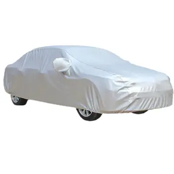 

Dropshipping Jersey Peva Single-Layer Car Cover Rainproof And Sunscreen Silver Coated Off-Road Jersey