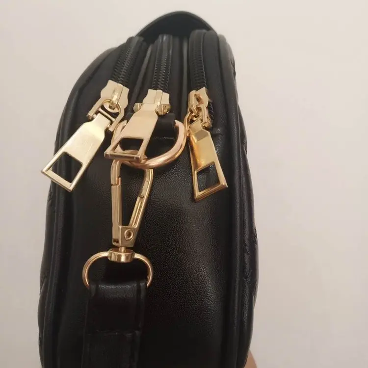 

Lady's Bags 2019 Korean-style New Style Shoulder Pu Others Square Sling Bag Soft Surface Three Layer Rhombus Car Sewn