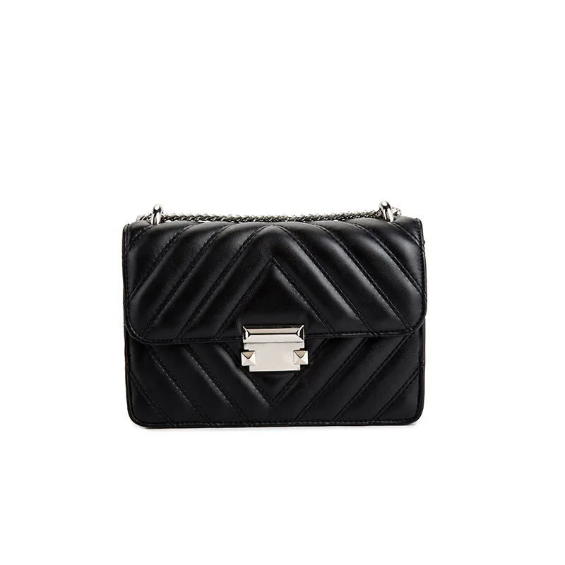

Graceful Small CK Chain Shoulder Bag 2019 New Style Korean-style Small Bag Net Red Versatile INS Single-shoulder Bag for Women F