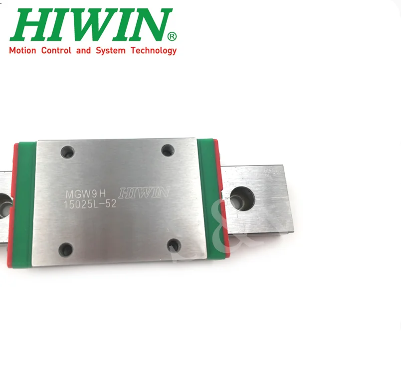 Оригинальные Hiwin линейные направляющие MGW9 150 200 250 300 330 350 400 450 500 550 600 мм MGWR9 рельс матч MGW9C MGW9H линейный блок перевозки ЧПУ