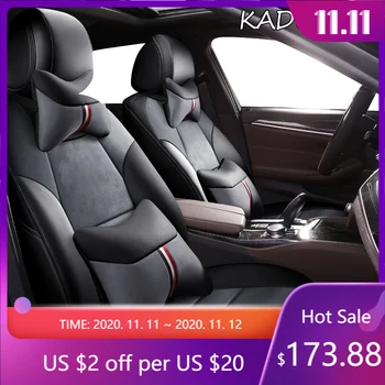 

KADULEE Custom Leather car seat cover For Renault Koleos megane CC LAGUNA Latitude Fluence Scenic II Captur Estate car seats