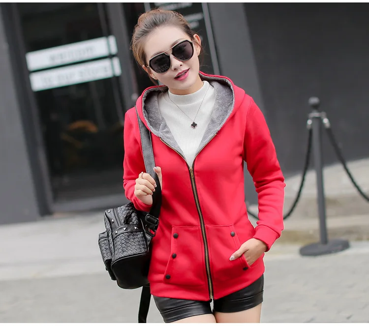 Hoodie Cardigan Women's Spring And Autumn Korean-style Large Size WOMEN'S Top Trend Mid-length Casual Thin Coat Women's Eve