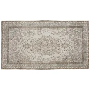 

Handmade Beige Vintage English English Area Rug 172x315 Cm-5'8''X10'4''