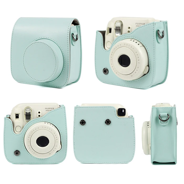 Fujifilm Instax Mini 9 8 8+ аксессуары для камеры Художника масляной краской из искусственной кожи Защитная сумка на плечо Чехол