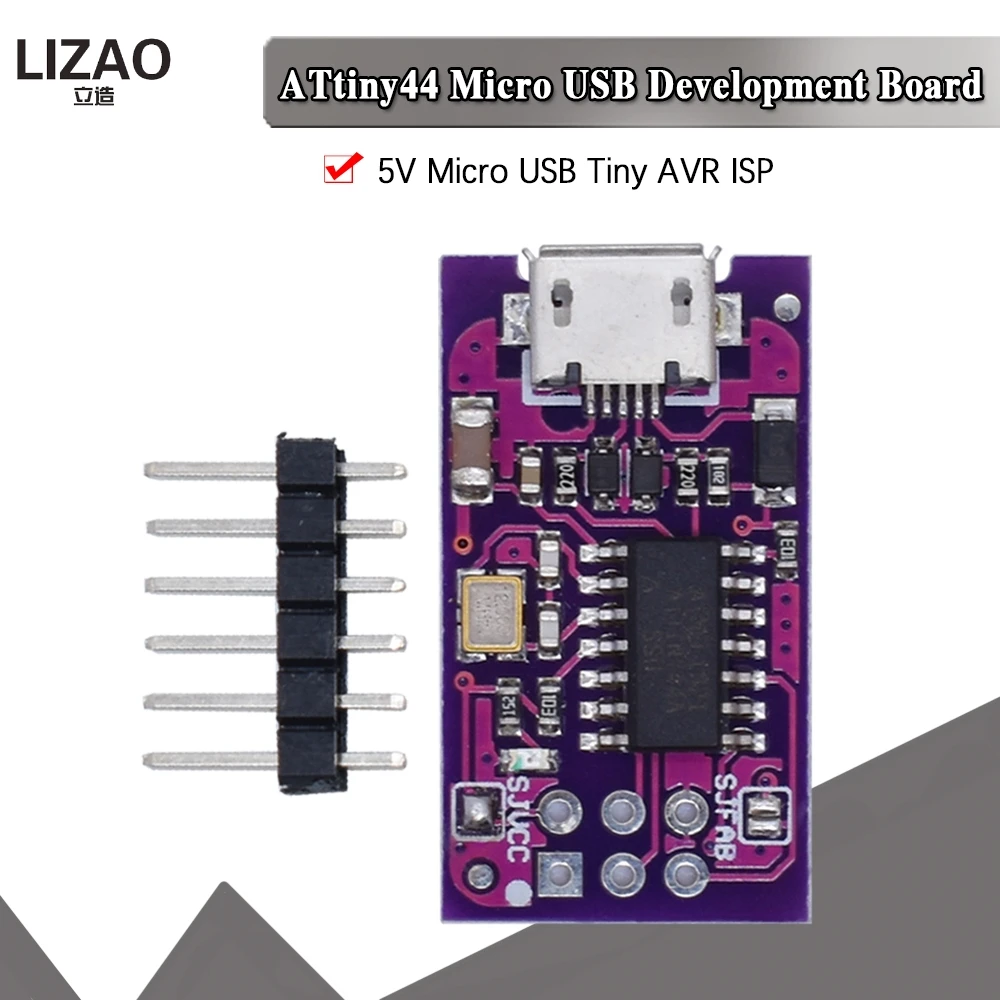 USB Tiny AVR ISP 5V ATtiny44 USBTinyISP Programmer For arduino CFSO