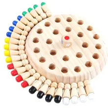 Bâton de mémoire en bois pour enfants, jeu de couleur amusant, puzzle, jouet éducatif Montessori, jouet d'apprentissage cognitif pour enfants