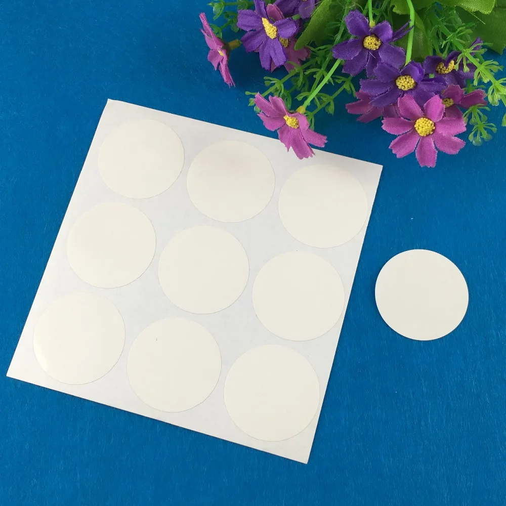

300pcs White Blank Can Diy Design Pattern& Text Self-adhesive Paper Labels For Envelope Gift Box/Candy Paper Sticker